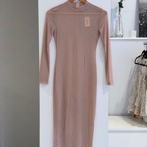 NWT Long sheer dress